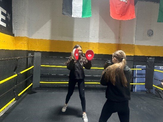 Young people at Brightstar Boxing