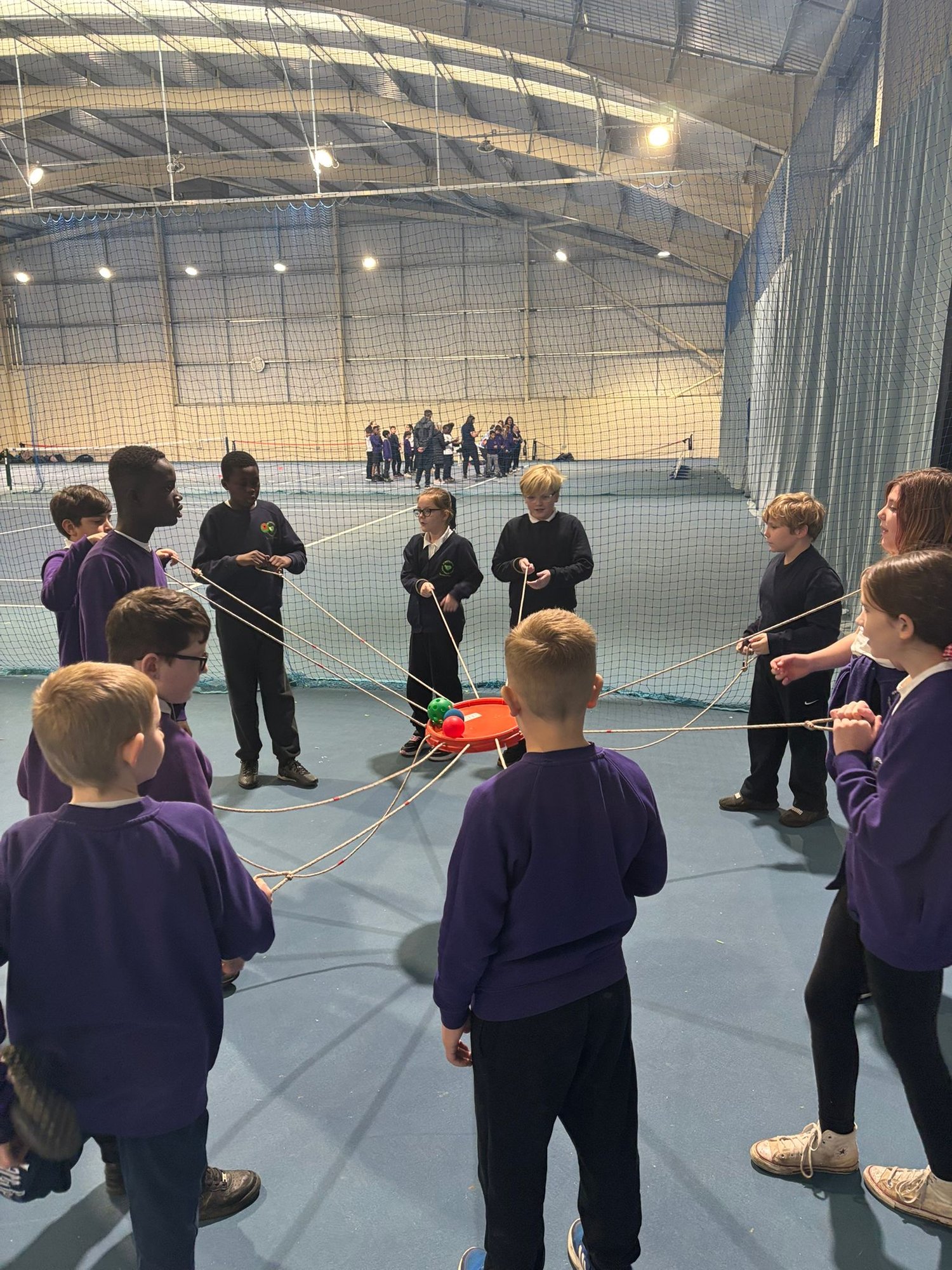 A photo taken at Donnington schools health and wellbeing event held in November 2025