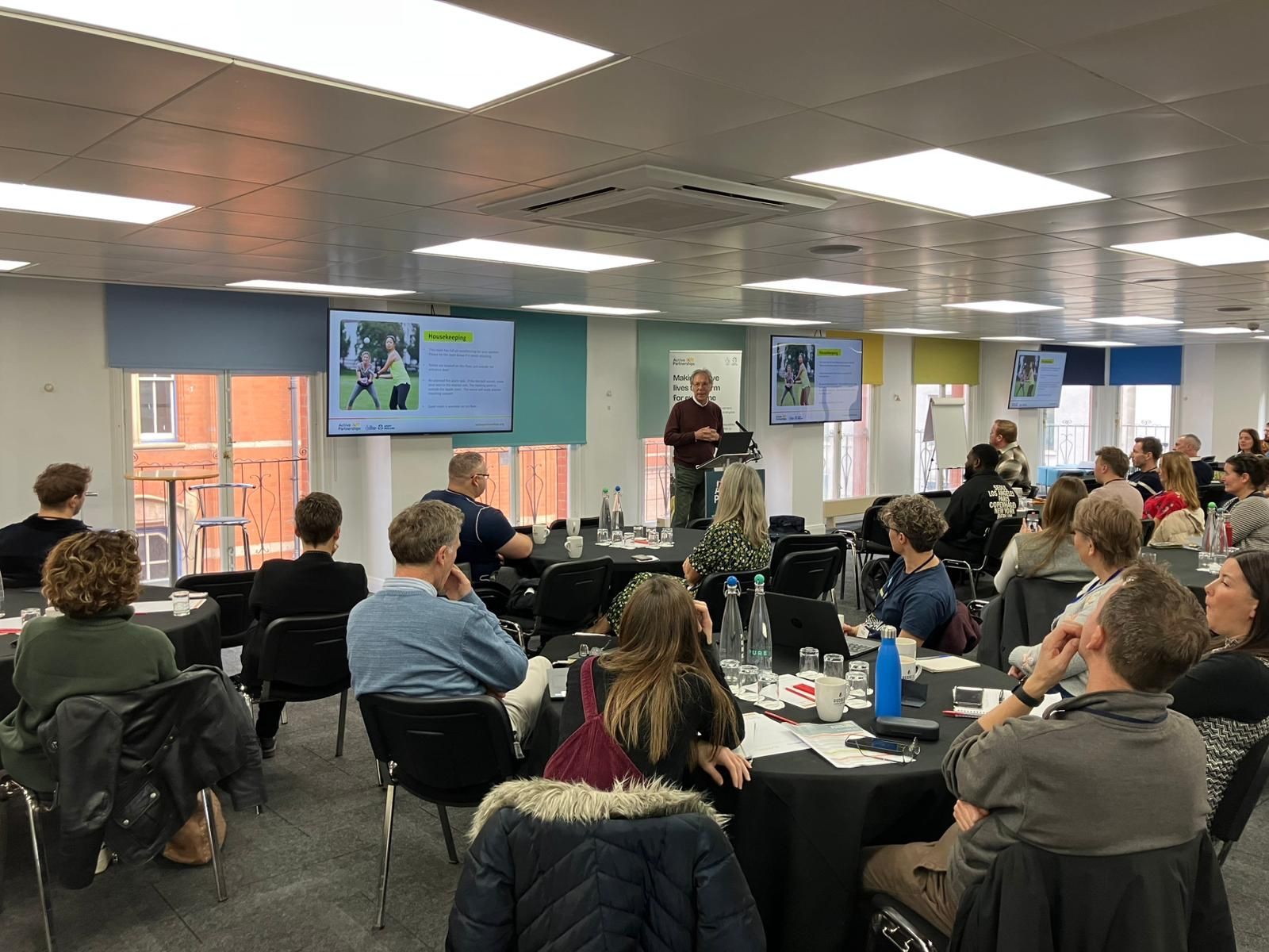 A photo taken at the Active Partnership network's Environment Community of Practice event in November 2025