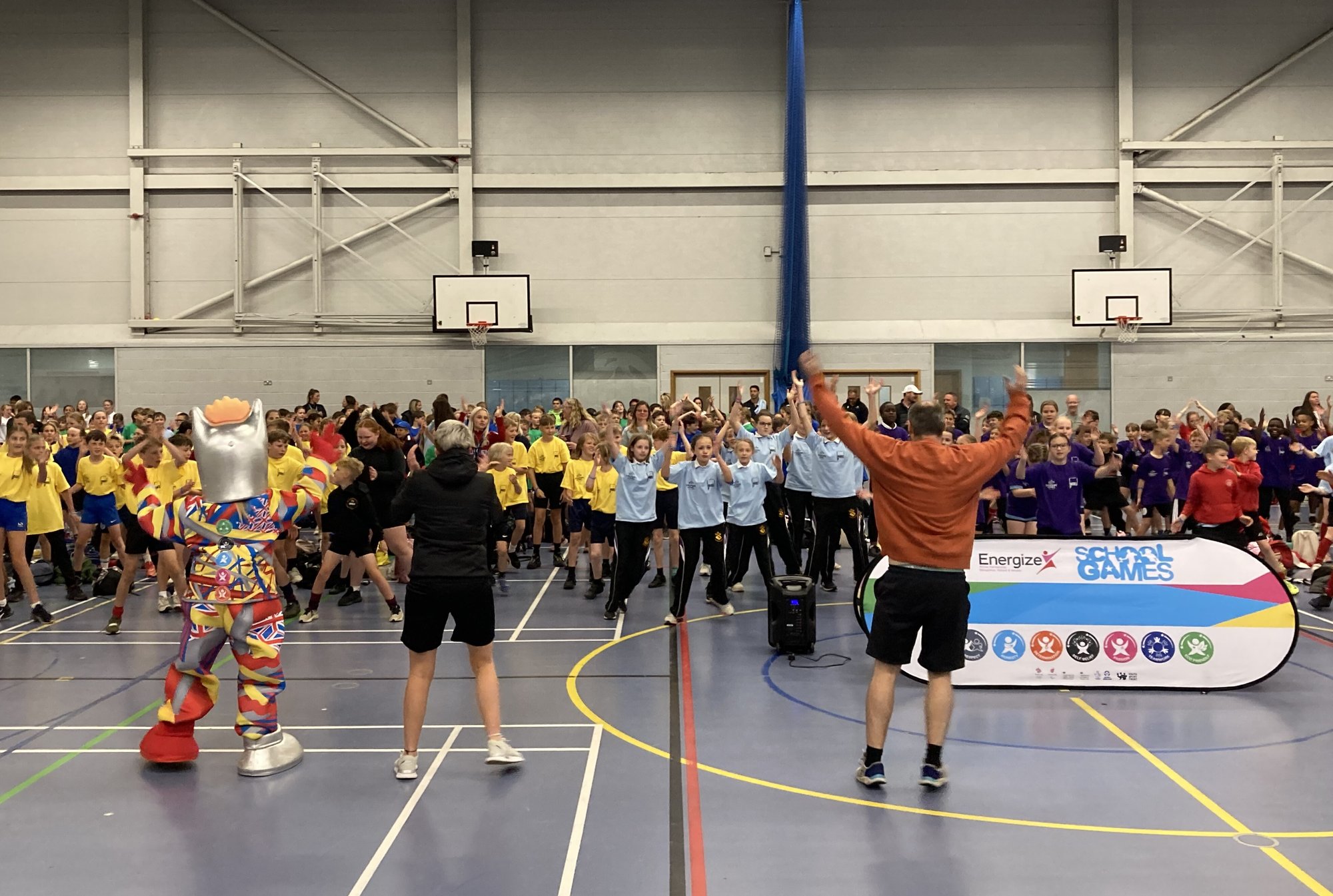 Photo taken at Energize School Games event in the summer term of 2024-25.