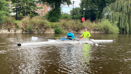 Rowing with adaptive oars