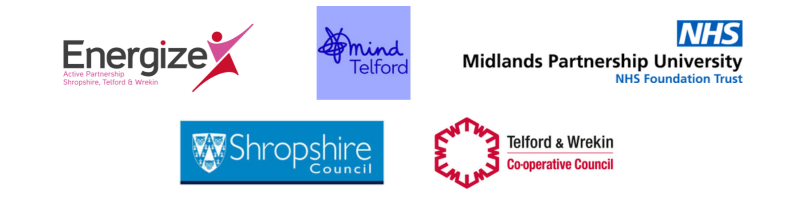 The logos of the five organisations which have formed this partnership project.