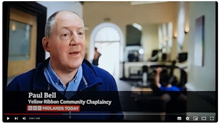 Yellow Ribbon on BBC Midlands Today
