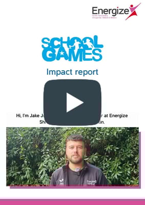 Front cover of 2024-2025 School Games Impact Report
