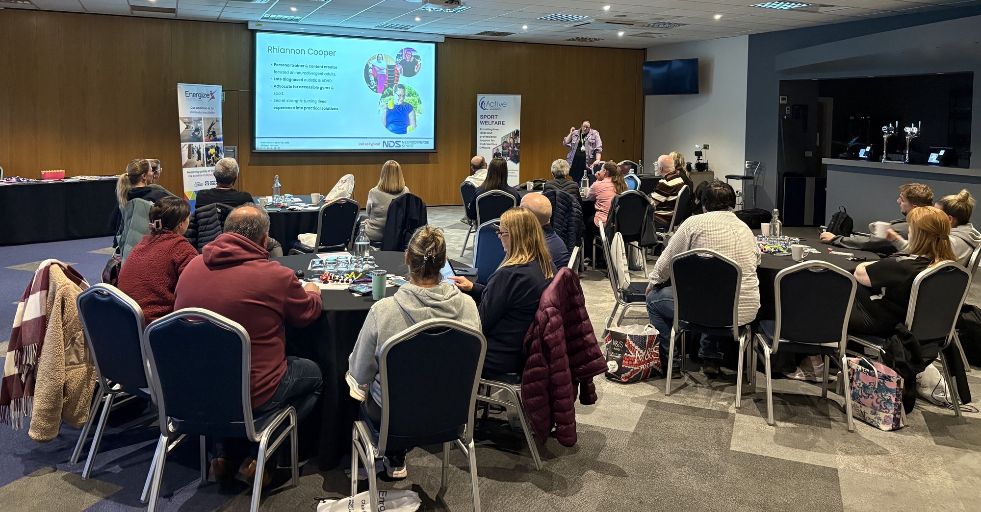 Attendees at a recent sport welfare focused evening meeting