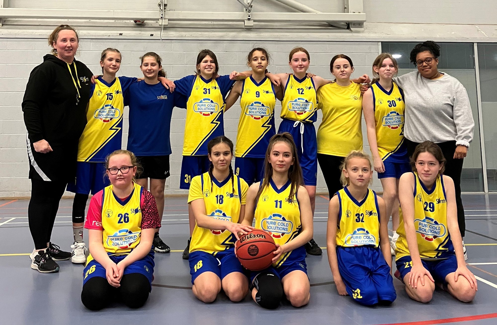 Shrewsbury Storm Basketball Club girls-only session